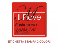 Etichette adesive per pasticcerie, bar, panetterie e gelaterie (mm 40x40)  (cod.29/I )